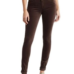 AG Velvet Brown Skinny NWT